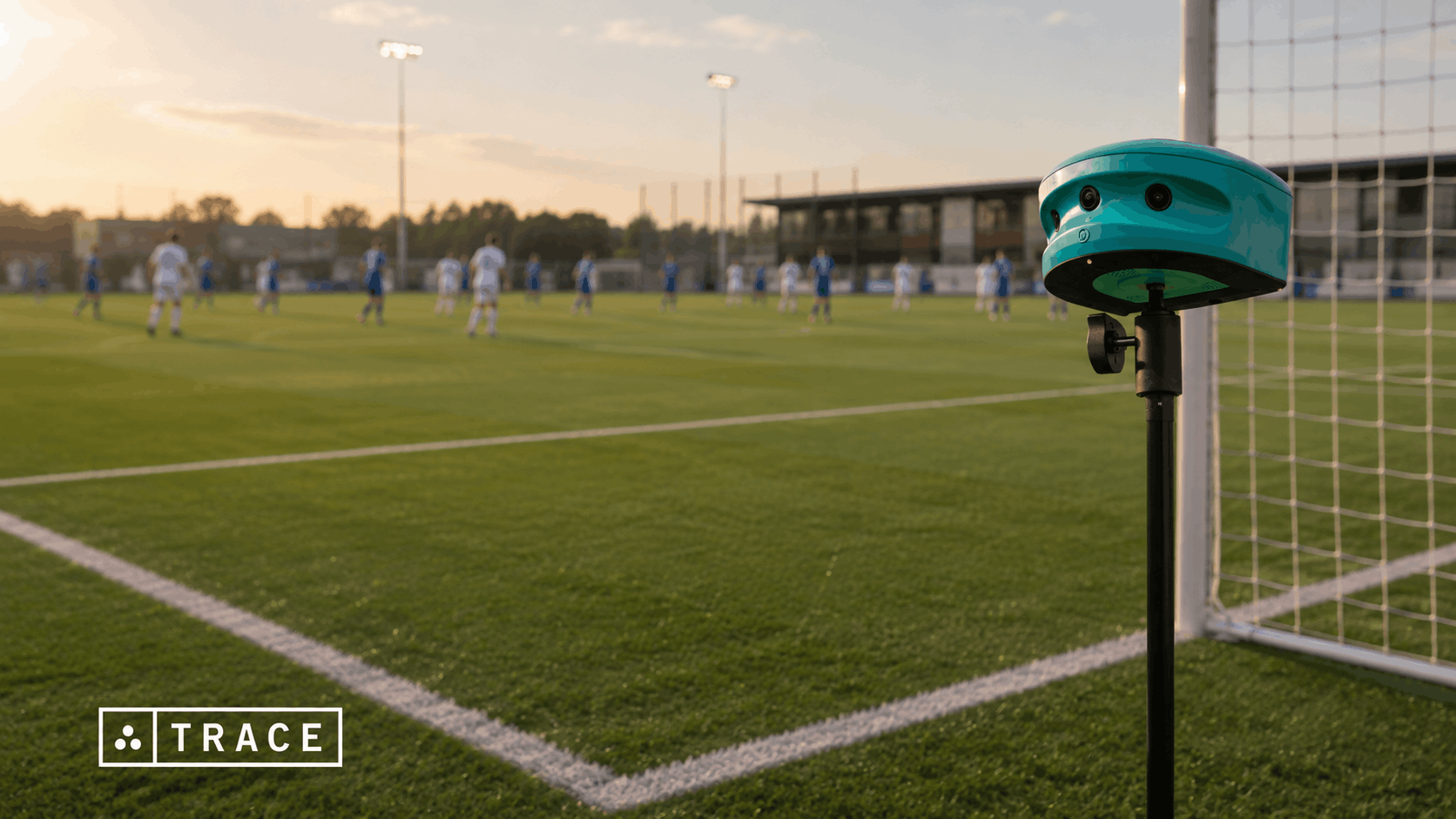 Caméra Trace pour filme match de foot